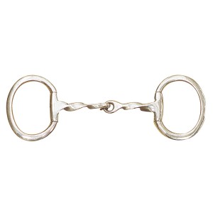 CENTAUR® Stainless Steel Twisted Mouth Eggbutt w/ Flat Rings