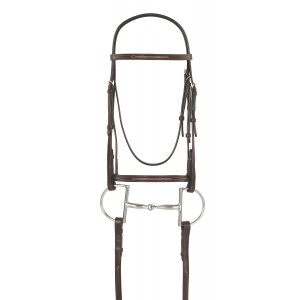 Camelot® Raised Fancy Stitch Snaffle Bridle