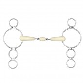 3-Ring Double Jointed Mouth Gag Bit