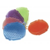 Eco Pure Rubber Jelly Glitter Two-Sided Scrubber