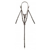 Elite Collection - 3-Point Adjustable Breastplate w/ Stretch Cord Running Attachment