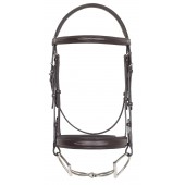 Camelot® Fancy Stitched Wide Noseband Comfort Padded Snaffle Bridle