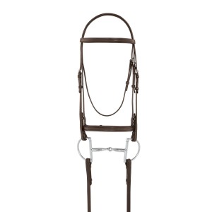 Camelot® Plain Raised Padded Bridle w/ Laced Reins