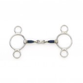 Centaur® Blue Steel 2 Ring French Link Gag