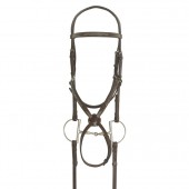 Elite Collection- Fancy Raised Figure-8 Comfort Crown Padded Bridle