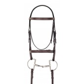 Camelot Gold™ Fancy Stitched Raised Padded Bridle w/ Laced Reins