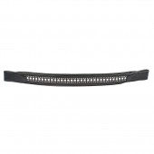 Aramas® Queen Padded 1 Inch Wide Browband with Swarovski™ Crystals