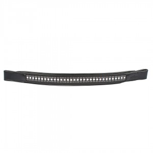 Aramas® Queen Padded 1 Inch Wide Browband w/ Swarovski™ Crystals