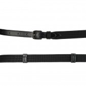 Harmohn Kraft Web with Leather Strap Belt- 5/8 Inch Wide