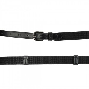 Web w/Leather Strap Belt 5/8in