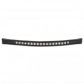 HK Americana Crystal Outline browband - 1 Inch Wide