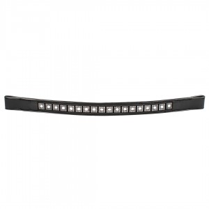 HK Americana Crystal Outline browband - 1 Inch Wide