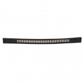 HK Americana Double Round Crystal Browband- 1 Inch Wide